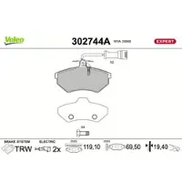 Valeo 302744A Remblokken