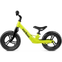 Cariboo Magnesium Pro - Loopfiets - Vanaf 2 jaar - voor Jongens en Meisjes - 12 inch - Lime - Anti-lek EVA Banden - Verstelbaar Stuur en Zadel