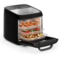 Princess Heteluchtfriteuse - Airfryer Oven Vision - 182288 - 12,6L capaciteit - 1800W - 12 Bakprogramma's - PFAS-Vrij