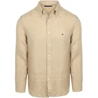 Tommy Hilfiger regular fit vrijetijdsoverhemd van puur linnen