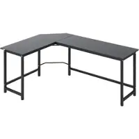 OKWISH Tuintafel / terras- of balkontafel met aluminium frame, met een houtstructuur en een oppervlak dat geschikt is voor gebruik in de tuin en op het terras, zwart