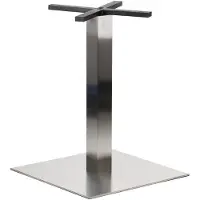Stema SH-3002-7/S - Tafelmes - RVS - 55x55 cm - Borsteld