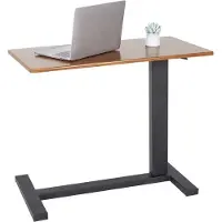 OEM Verstelbare computer bureau met wielen, metaal, 80x40x90 cm, mobiel