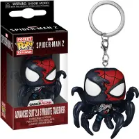 Funko POP! Marvel Spider-Man 2 - Geavanceerd Kostuum 2.0 Symbiote Overname Sleutelhanger
