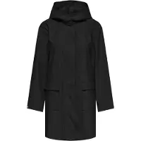 JDY Rosemary raincoat Zwart