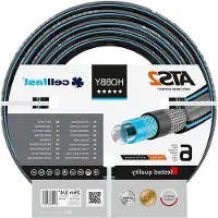 Markenlos Robuuste tuinslang, UV-bestendig, 25 meter, zwart
