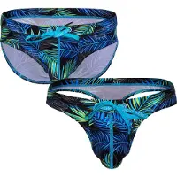 Sukrew Torrent Swim Multipack 1x Brief + 1x Thong Tropical Lime - MAAT S - Heren Zwemslip - Zwem Slip voor Man - Mannen Brief