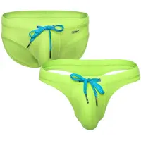 Sukrew Torrent Swim Multipack 1x Brief + 1x Thong Lime - MAAT XL - Heren Zwemslip - Zwem Slip voor Man - Mannen Brief