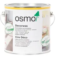 Osmo Decorwas Creativ 3186, Wit mat 3186, Wit mat 2,5 liter