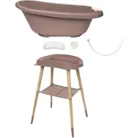 Bebe-Jou Badset basis + Digitale thermometer Mocha Mousse