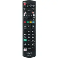 Savio RC-06 Afstandsbediening IR Draadloze TV Druktoetsen (Universele afstandsbediening, Miracast), Afstandsbediening, Zwart