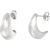 Cala Rose Oorbellen 'SCULPTED SHINE' zilver