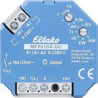 Eltako 61100604 MFZ61DX-UC Tijdrelais Multifunctioneel 230 V 1 stuk(s) Tijdsduur: 0.5 s - 1 h 1x NO