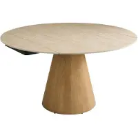 Signature - Ronde keramische tafel met verlengstukken LUMIO