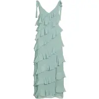 Vila Viluna Bandje Maxi Jurk 42 EU dames