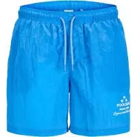 Jack & Jones Zwemshorts 'JPSTKAUAI' hemelsblauw / wit