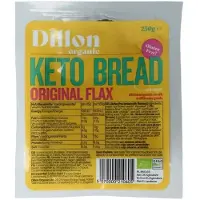 Dillon Organic Keto bread original flax glutenvrij dem biologisch 250 gram