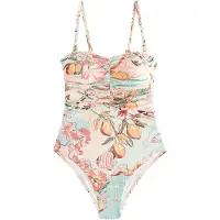 Next Shaping-badpak pastelblauw / jade groen / abrikoos / rosa