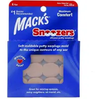 Macks Snoozers Silicone Putty Earplugs