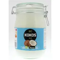 Hanoju Kokosolie virgin beugelglas 1 liter