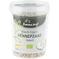 It'S Amazing Raw & organic hennepzaad gepeld 250 gram