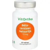 Vitortho Beta-caroteen natuurlijk 15mg