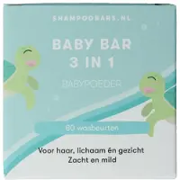 ShampooBars.nl 3-in-1 Baby bar babypoeder 60 gram