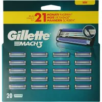 Gillette Mach3 Recharges de Rasoir (20 pièces)