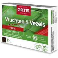 Ortis Vruchten & Vezels Forte Blokjes 24x10 g Kubus