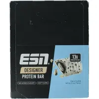 ESN Dark cookie white chocolate bar 45g 12 stuks