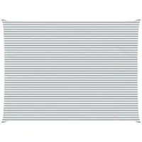 vidaXL Zonneschaduw Lichtgrijs en wit 8 x 6 m 100% Polyester Oxford