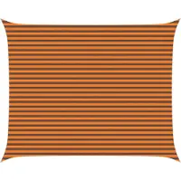 vidaXL Zonneschaduw Oranje en Bruin 5 x 4 m 100% Polyester Oxford