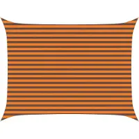vidaXL Zonneschaduw Oranje en Bruin 4 × 3 m 100% Polyester Oxford