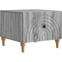 vidaXL Salontafel met lade Grijs sonoma 49 x 50 x 40 cm Bewerkt hout