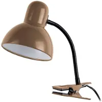 Leitmotiv Clip On Lamp LED Tafellamp | 1x E27 25W | Mocha brown