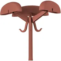 Kartell Alta Tensione Kapstok Mat Burgundy