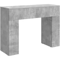 vidaXL Salontafel Betongrijs 102 x 35 x 75 cm Bewerkt hout