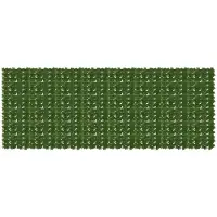 vidaXL Balkonscherm met bladeren Groen 400 x 150 cm