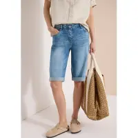 Cecil Dames Wide Legs denim shorts - Blauw - 29