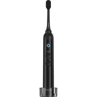 4Swiss ST216 Electrosonic - Hybride Tandenborstel - 2000mAh LCD - 12 Modi Vibratie+Rotatie IPX7 USB - Zwart