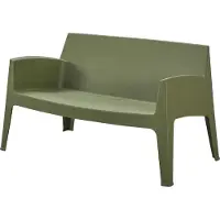 Leitmotiv - Lounge Bank Recreo - Groen - 66,5x119x73 cm