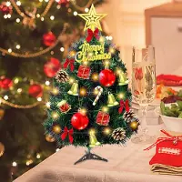 Unyqoos Mini LED Kunstkerstboom van 30 cm voor Tafeldecoratie en Feestelijke Sfeer