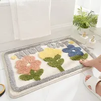 Unyqoos Buitengewoon Zachte en Absorberende Badkamermat met Antislip Eigenschappen, Wasbaar en Decoratief Ontwerp