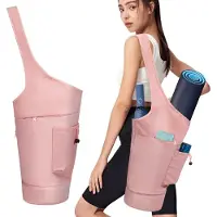 Unyqoos Multifunctionele yogatas en sporttas, 108 x 22 cm (opening 42 cm), verstelbare unisex schouderbanden, waterdicht compartiment aan de onderkant (Ø22 x 8 cm), extra vakken