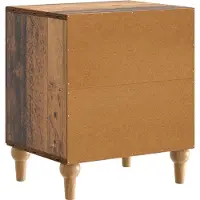 vidaXL Nachtkastje Oud hout 43 x 34,5 x 50 cm Bewerkt hout