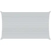 vidaXL Zonneschaduw Lichtgrijs en wit 7 x 4 m 100% Polyester Oxford