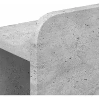 vidaXL Hoofdeinde Kast met opslag Betongrijs Bewerkt hout