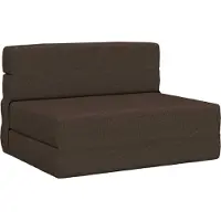 vidaXL Vouwbare Sofa Bed Taupe 100 x 80 x 60 cm Stof