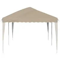 vidaXL Pop-up Feesttent 575 x 290 x 245 cm Crèmekleurig