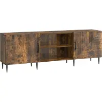 vidaXL TV Kast 150 x 31 x 50 cm Gerookt eiken Bewerkt hout